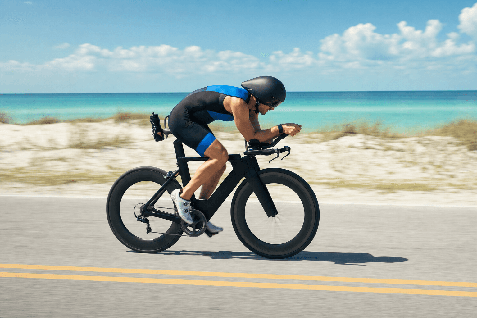 Sam Long defends Gulf Coast 70.3 title in shortened-swim race
