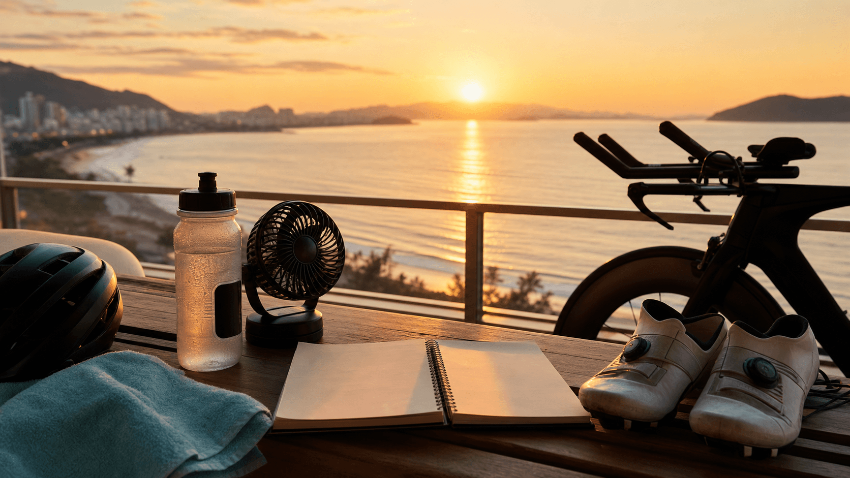 A practical 14-day heat acclimation plan for triathletes (built from consensus guidance)